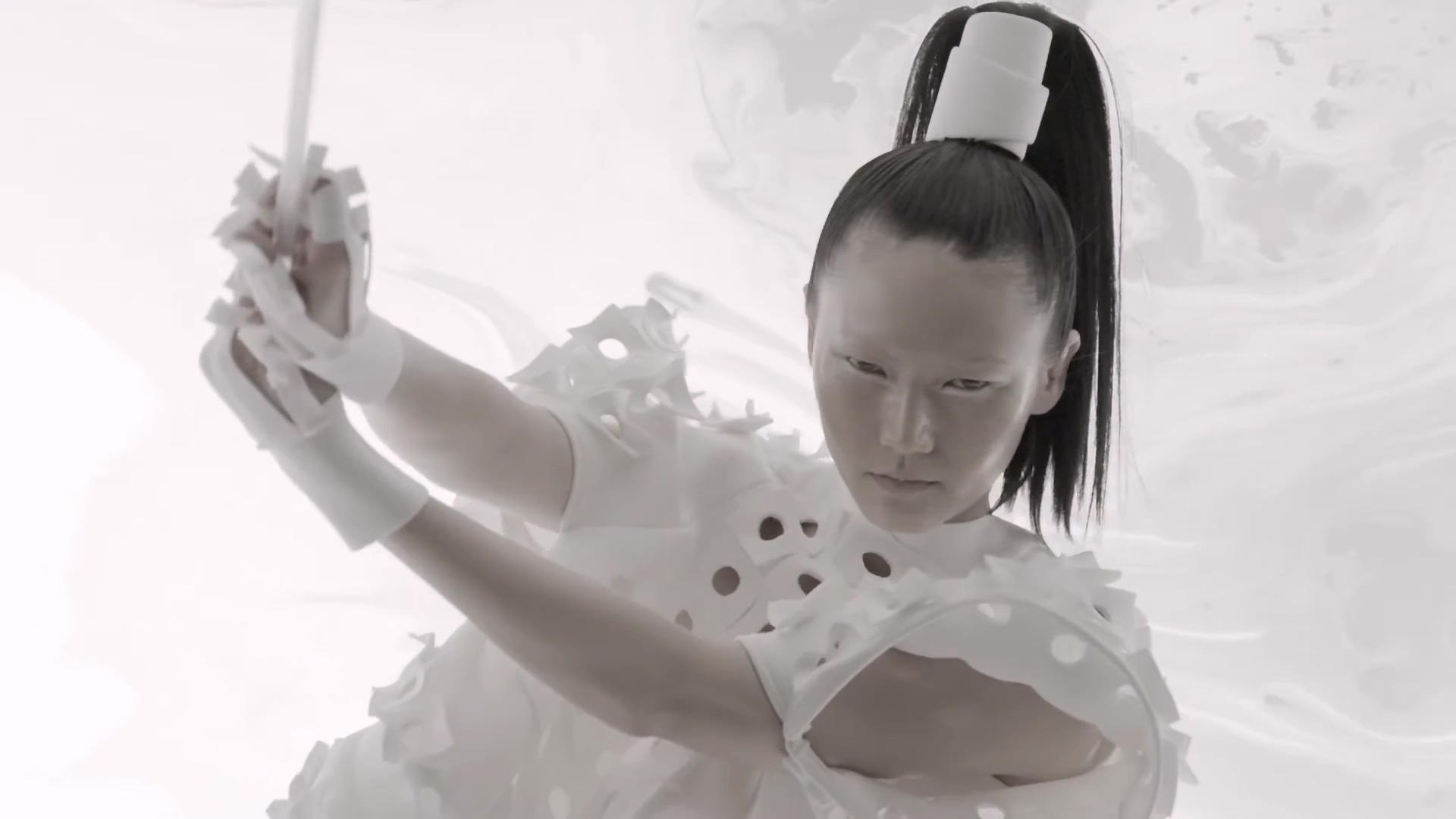 A still or reel from the IIMUAHII couture film.